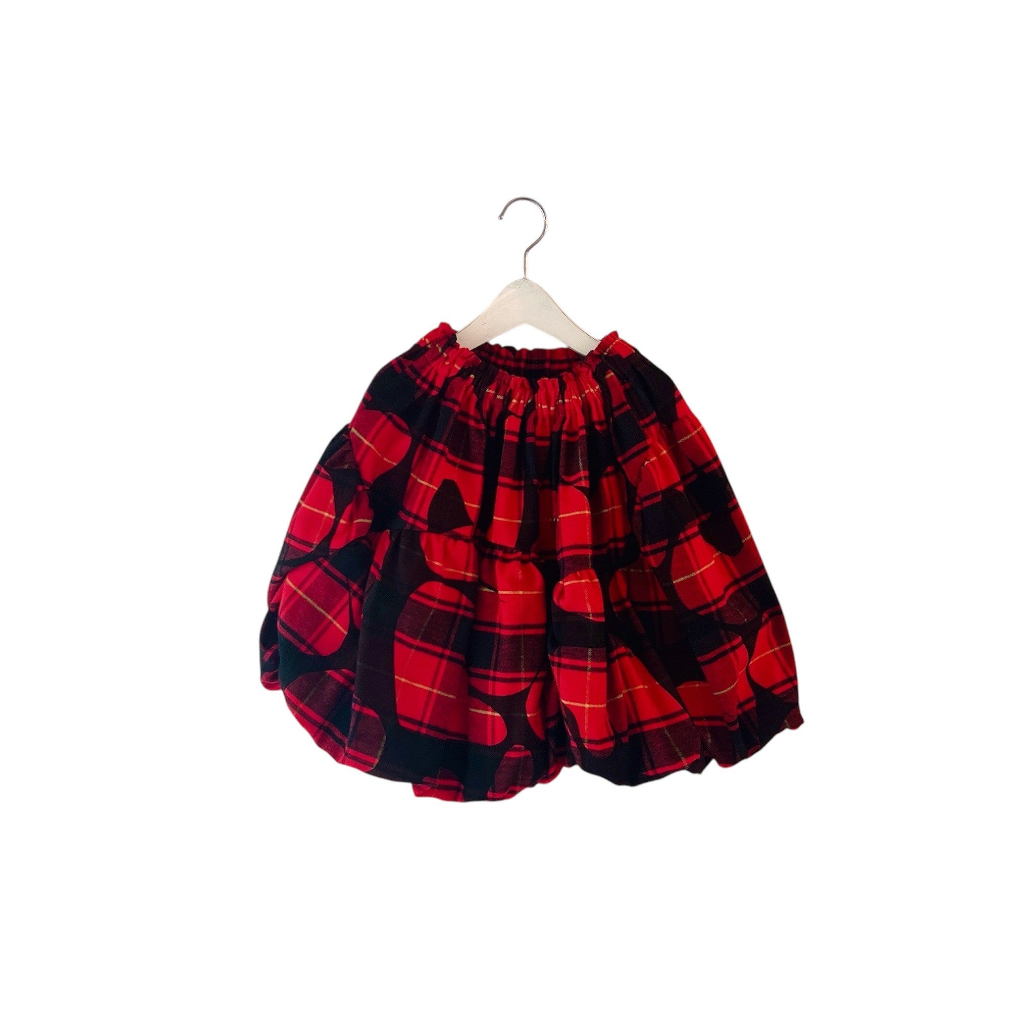 ★入荷済み★2025AW★frankygrow フランキーグロウ RABBIT QUILT SCALLOPED BIG PANTS BLACK 25FWBT-382 main image 1