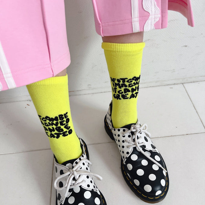 frankygrow<br>フランキーグロウ<br>【26awご予約】<br>CONVEY THE WORDS SOCKS<br>26FWSK-034