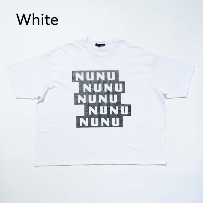 NUNUFORME<br> ヌヌフォルム<br>【27ssご予約 2月入荷予定】<br>ブロックロゴT<br>nt27-005-04