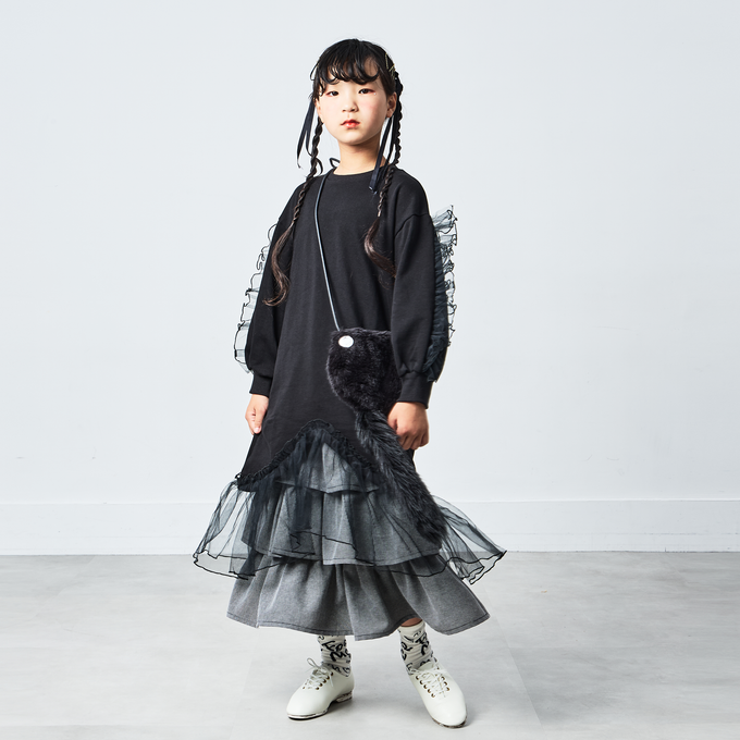 TOBOGGAN<br> トボガン<br>tulle onepiece