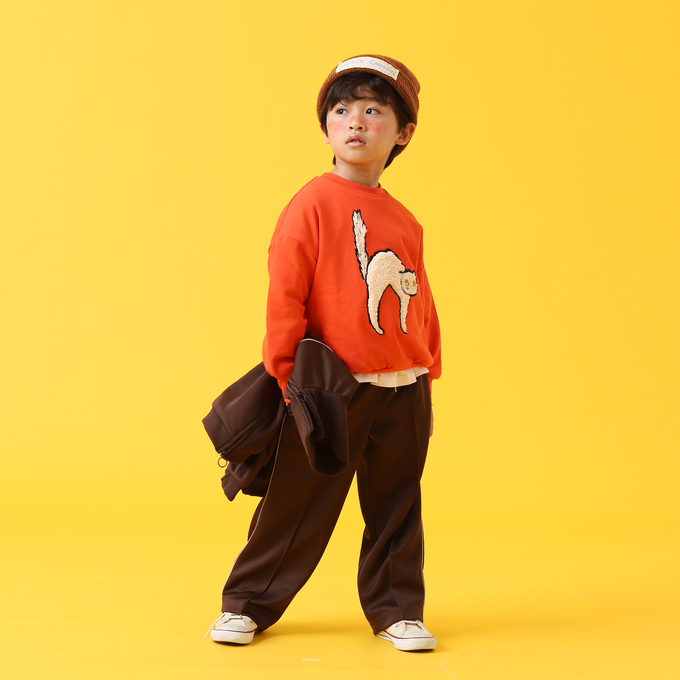 MOUN TEN.<br>マウンテン<br>jersey wide line pants<br>MP86-1408a