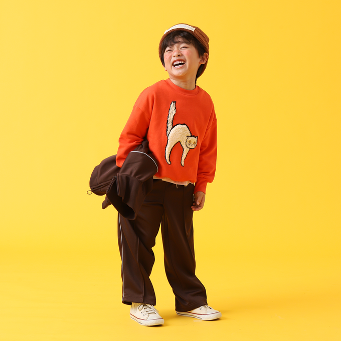 MOUN TEN.<br>マウンテン<br>jersey wide line pants<br>MP86-1408a