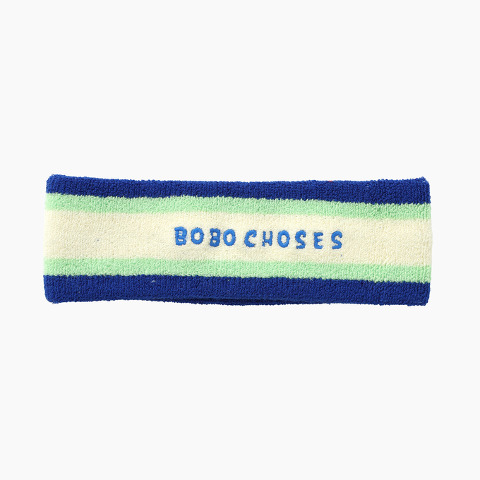 BOBOCHOSES<br>ボボショセス<br>Bobo Choses blue towel headband<br>124AI035