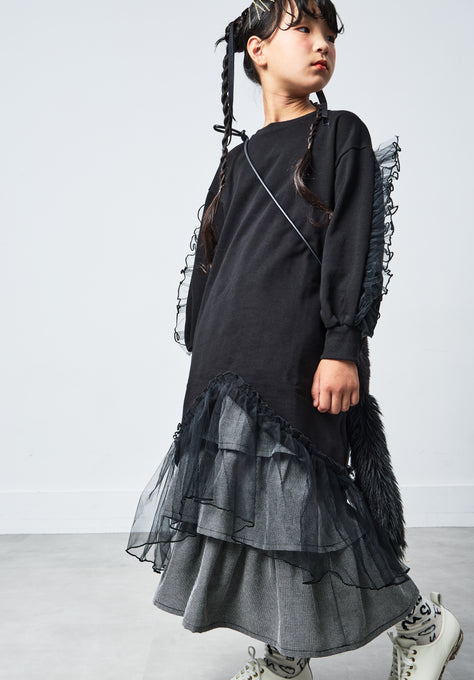 TOBOGGAN<br> トボガン<br>tulle onepiece