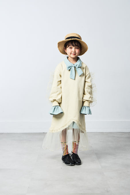 TOBOGGAN<br> トボガン<br>tulle onepiece