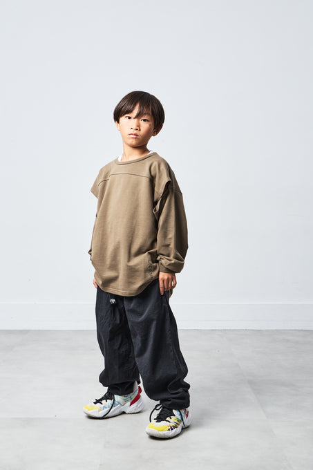 toboggan<br> トボガン<br>スリットロングスリーブTEE