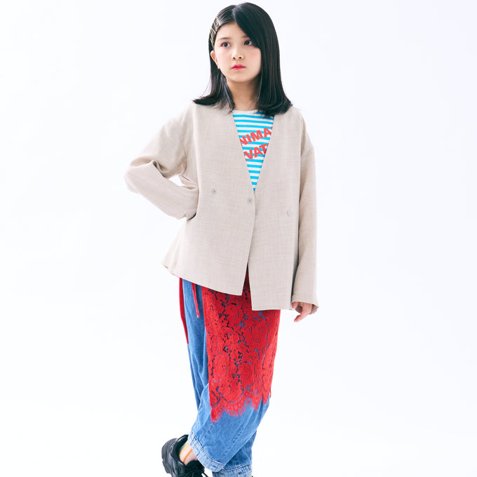 TOBOGGAN<br> トボガン<br>【26ssご予約-追加生産分-5月中旬入荷予定】<br>lace omaki