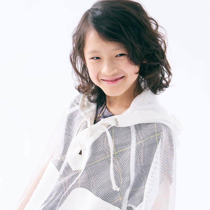 TOBOGGAN<br> トボガン<br>sheer half vest
