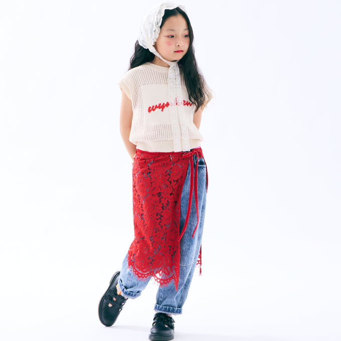 TOBOGGAN<br> トボガン<br>【26ssご予約-追加生産分-5月中旬入荷予定】<br>lace omaki