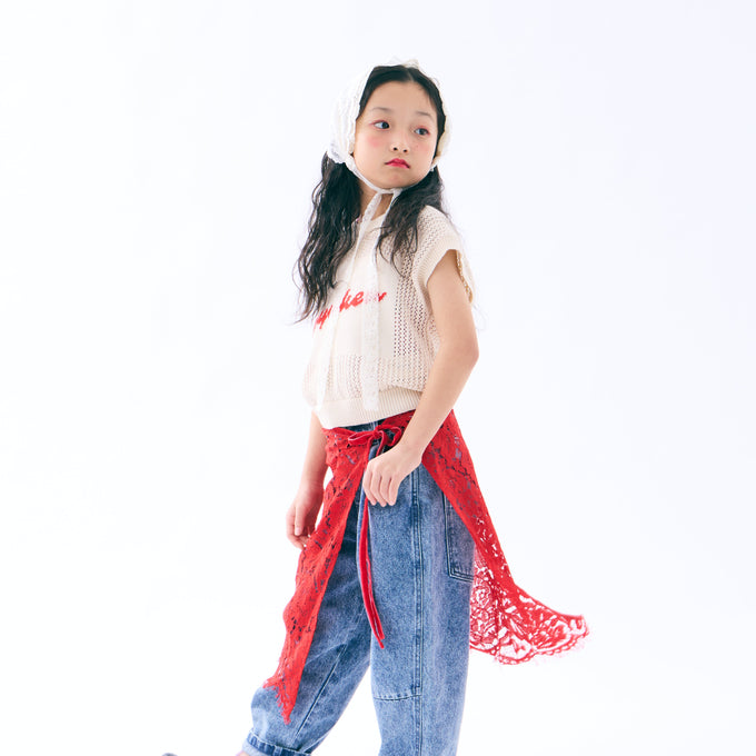 TOBOGGAN<br> トボガン<br>【26ssご予約-追加生産分-5月中旬入荷予定】<br>lace omaki