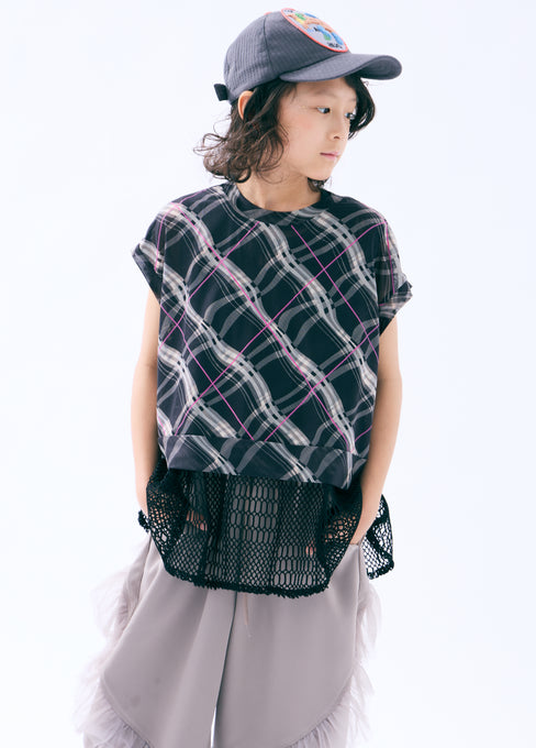 TOBOGGAN<br> トボガン<br>【26ssご予約5月中旬入荷予定】<br>sheer half vest