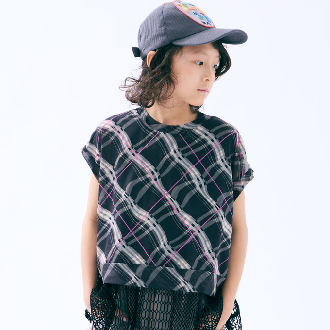 TOBOGGAN<br> トボガン<br>sheer half vest