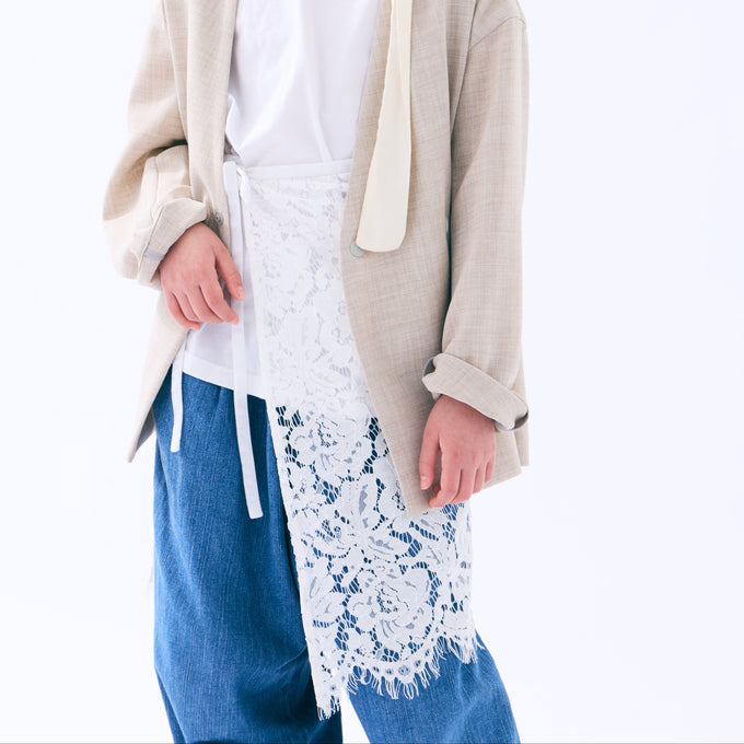 TOBOGGAN<br> トボガン<br>【26ssご予約-追加生産分-5月中旬入荷予定】<br>lace omaki