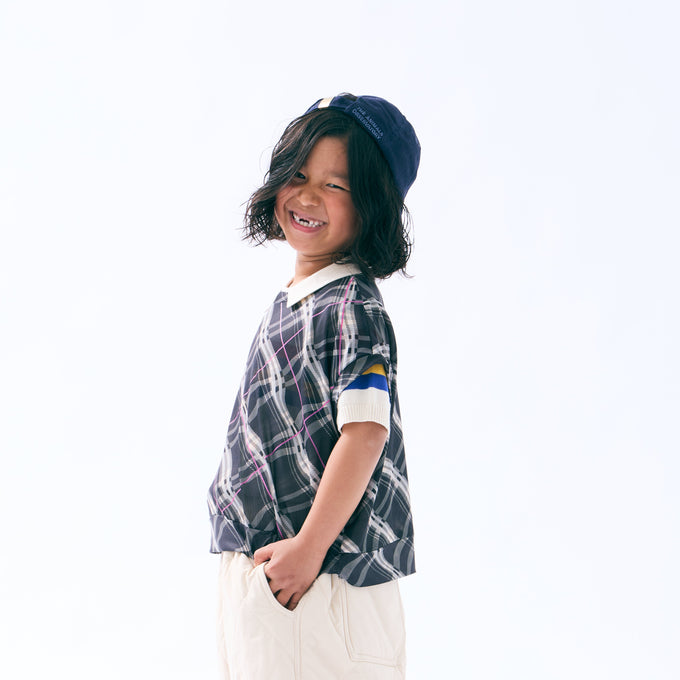 TOBOGGAN<br> トボガン<br>sheer half vest