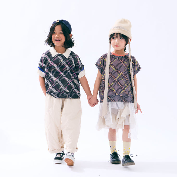 TOBOGGAN<br> トボガン<br>sheer half vest