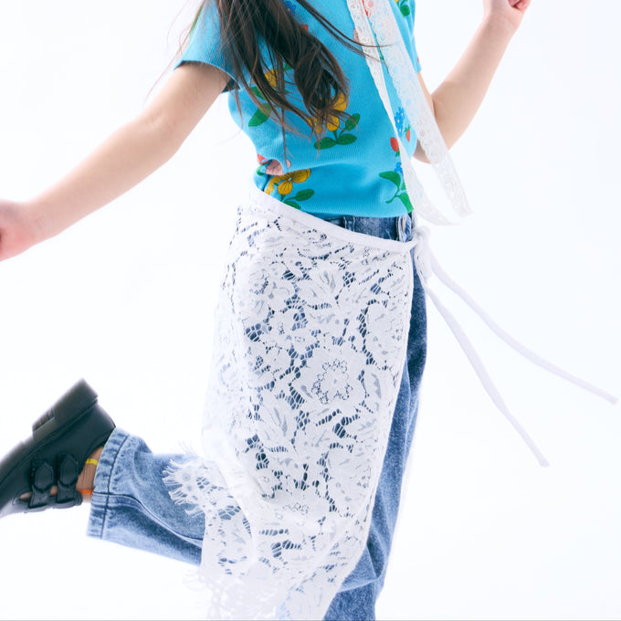 TOBOGGAN<br> トボガン<br>【26ssご予約-追加生産分-5月中旬入荷予定】<br>lace omaki