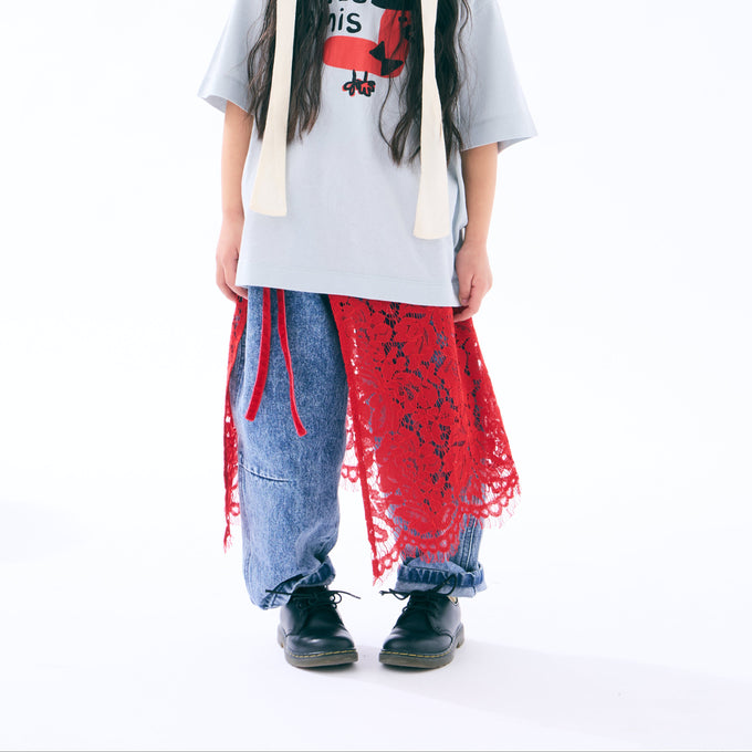 TOBOGGAN<br> トボガン<br>【26ssご予約-追加生産分-5月中旬入荷予定】<br>lace omaki