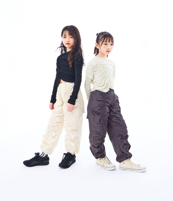 TOBOGGAN<br> トボガン<br>gathered pants