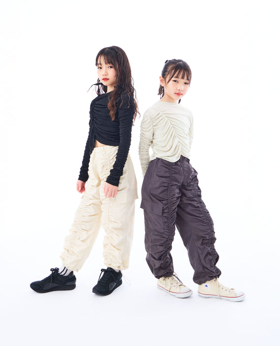 TOBOGGAN<br> トボガン<br>Shirring T-shirts