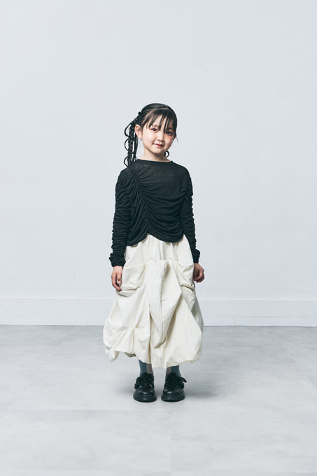 TOBOGGAN<br> トボガン<br>Shirring T-shirts