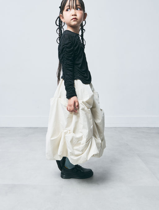 TOBOGGAN<br> トボガン<br>poko poko ballon skirt