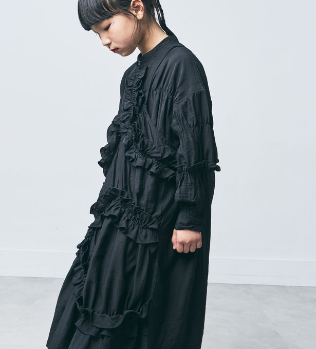 【TOBOGGANFES対象商品】<br> TOBOGGAN<br> トボガン<br>docking dress-long frill vest