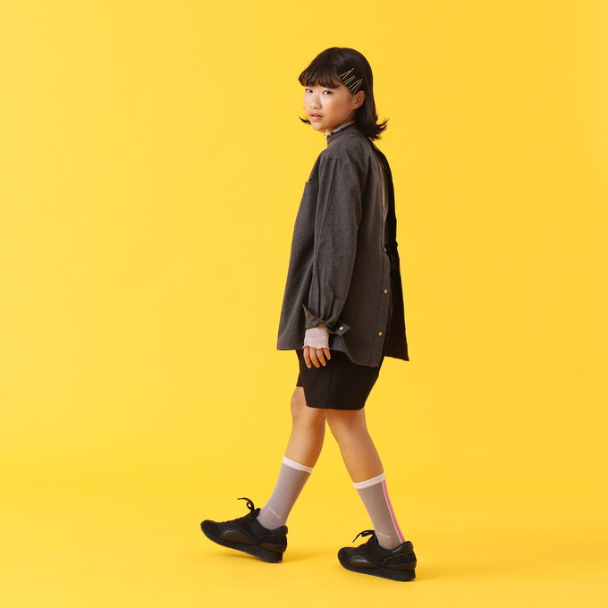 Popelin ポペリン<br>ハイネックフランネルシャツ<br>Mod.17.3