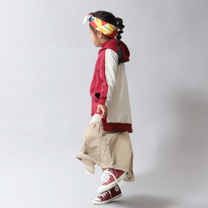 〈残り100cmのみ〉<br>FABRIQREPORT<br>2トーンスリットパーカー