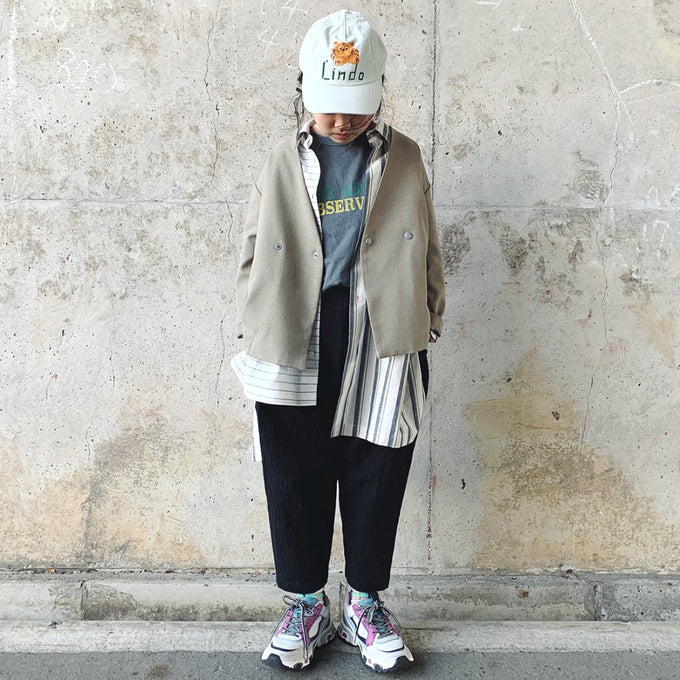 PARK MADE IN KYOTO<br>Side tuck Pants<br>久留米織しじらモデル