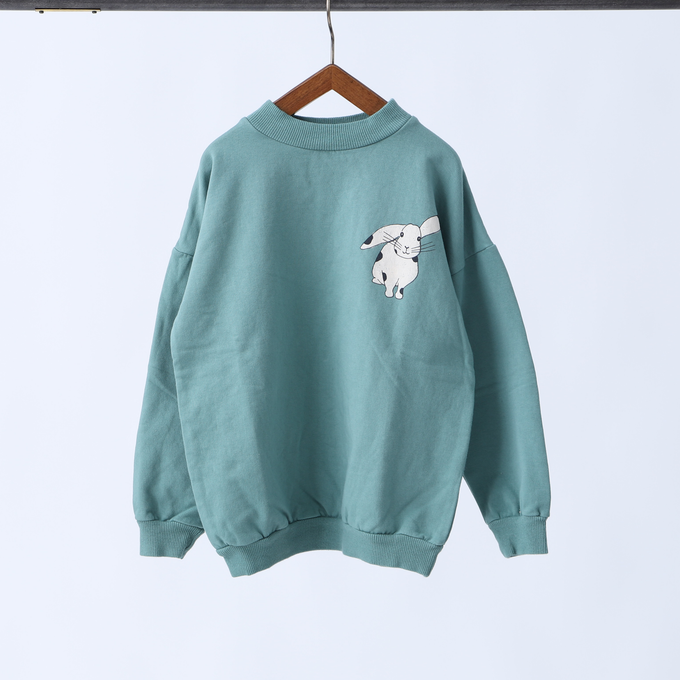 lotie kids<br>W22-85-32<br>Sweatshirts 胸元プリントスウェット