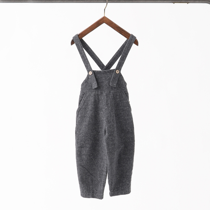 〈残り12Mのみ〉1 + in the family<br>ワンモア イン ザ ファミリー<br> baby overalls ベビーオーバーオール