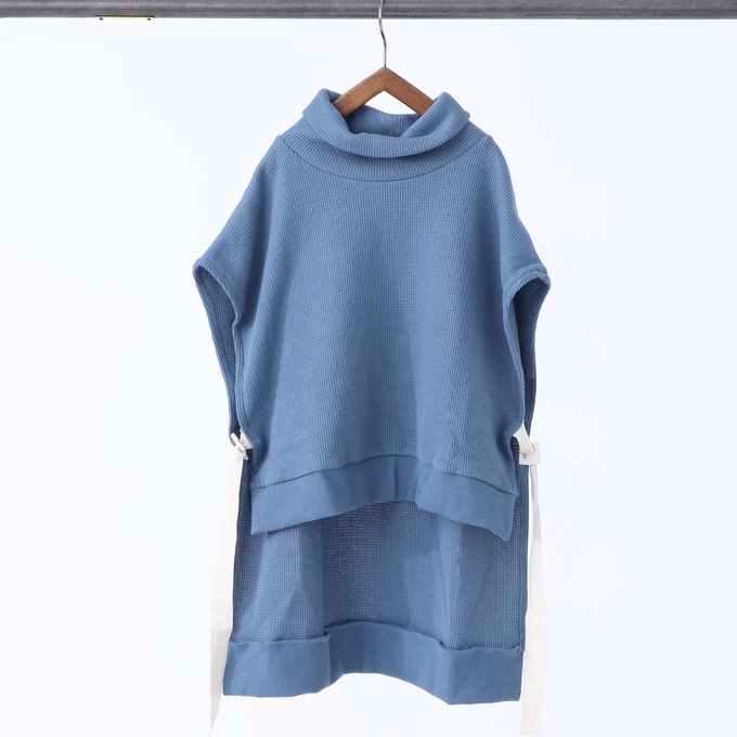 〈残りXS(90-100)のみ〉FABRIQ REPORT ファブリックリポート<br>ハイネックニットベスト