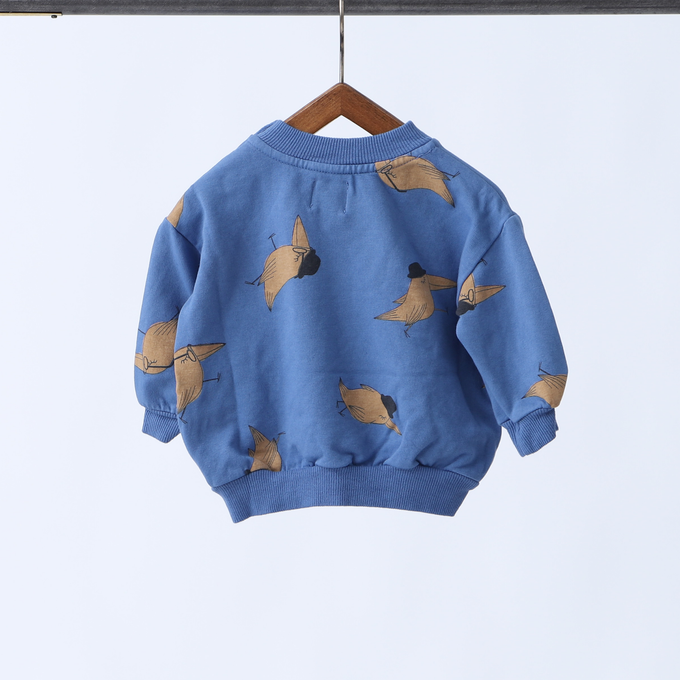 lotie kids<br>W22-76BB-86<br>Baby Sweatshirts ベビー総柄スウェット