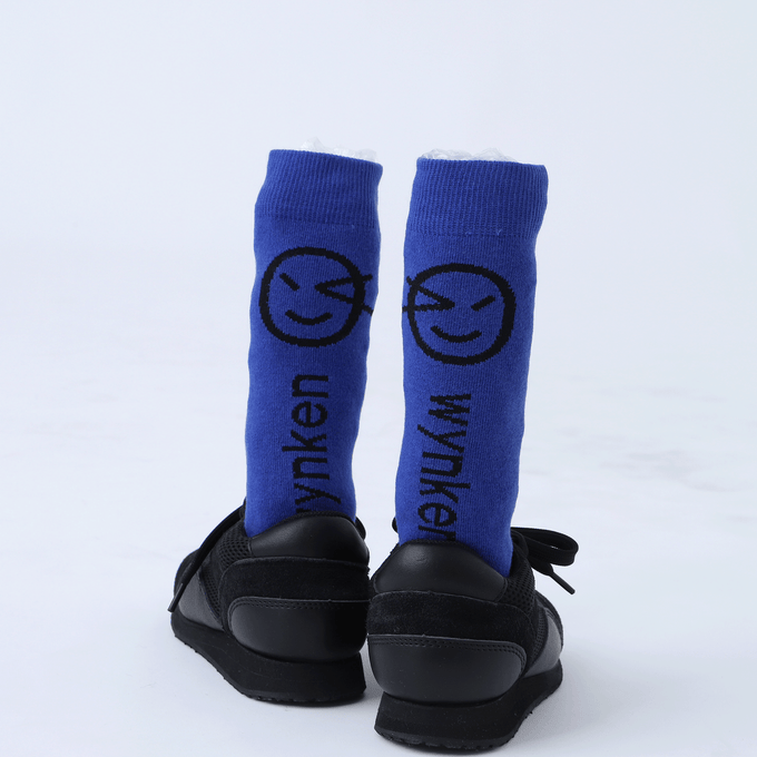 〈残り4Y BLUEのみ〉<br>Wynken ウィンケン<br>WK13A140<br> ロゴソックス