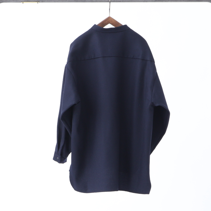 MOUN TEN.マウンテン<br> 22W-MS26-1235a<br>washable_wool_shirts
