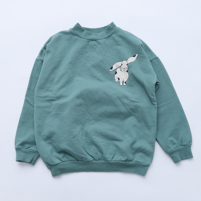 lotie kids<br>W22-85-32<br>Sweatshirts 胸元プリントスウェット