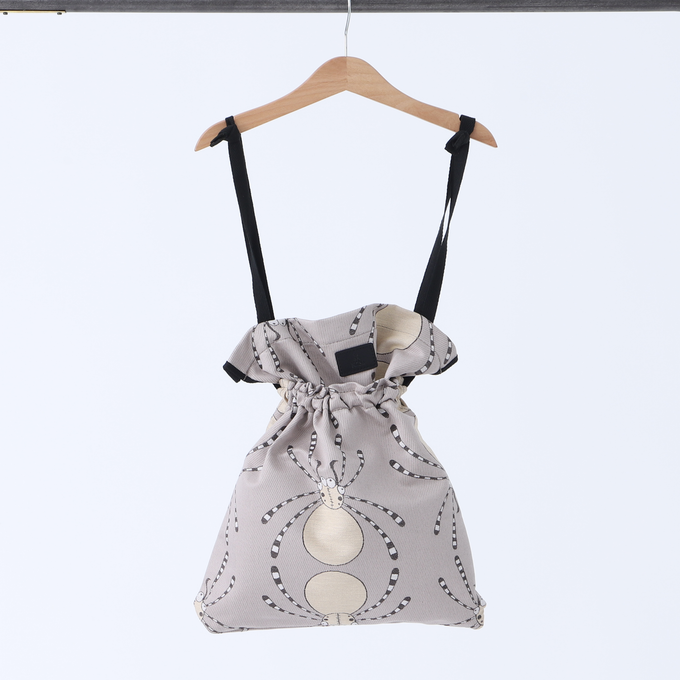 〈残り1点〉NINOS 『ニーニョ』<br>SPIDER MILK Purse Bag<br>エプロンバッグ