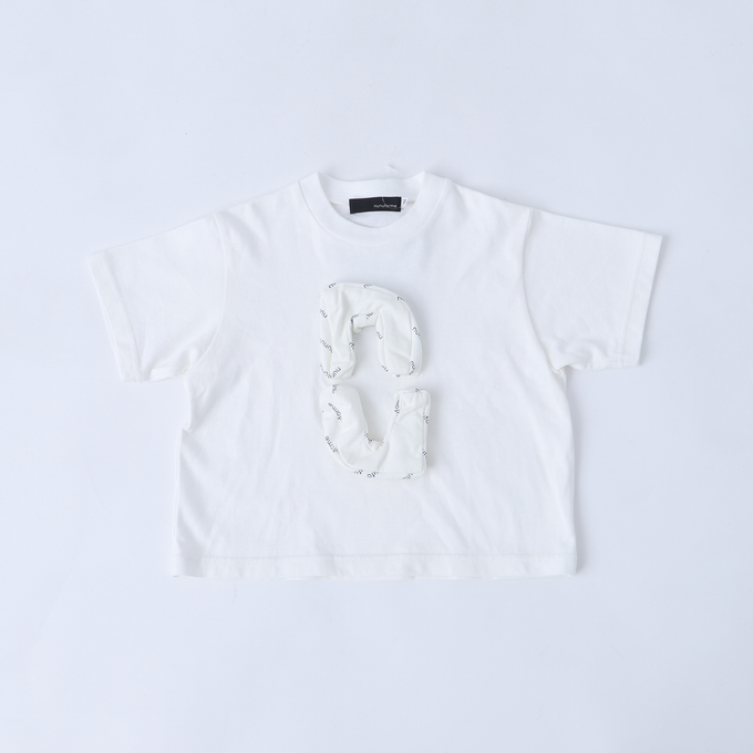 NUNUFORME ヌヌフォルム<br>24-nf19-916-505<br>3D nu ロゴT