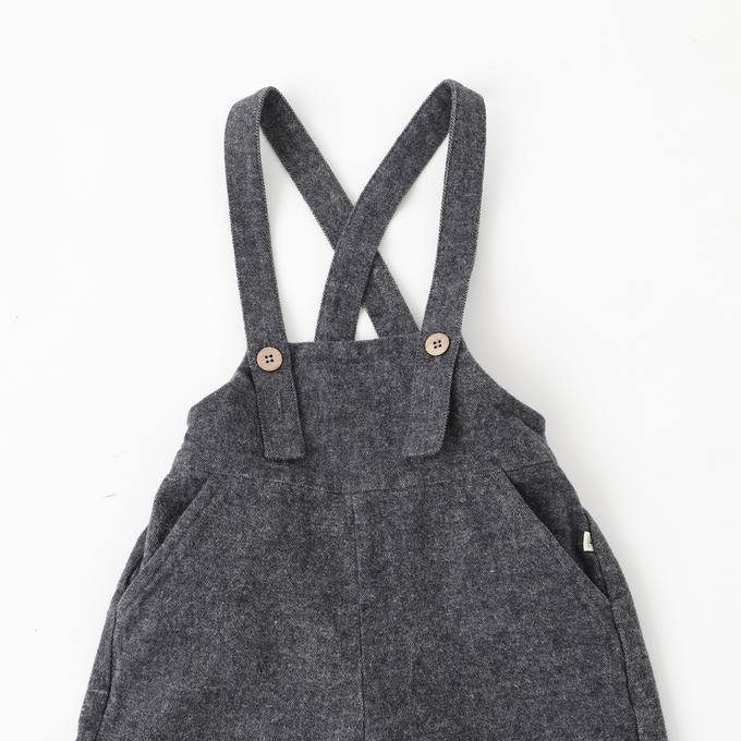 〈残り12Mのみ〉1 + in the family<br>ワンモア イン ザ ファミリー<br> baby overalls ベビーオーバーオール