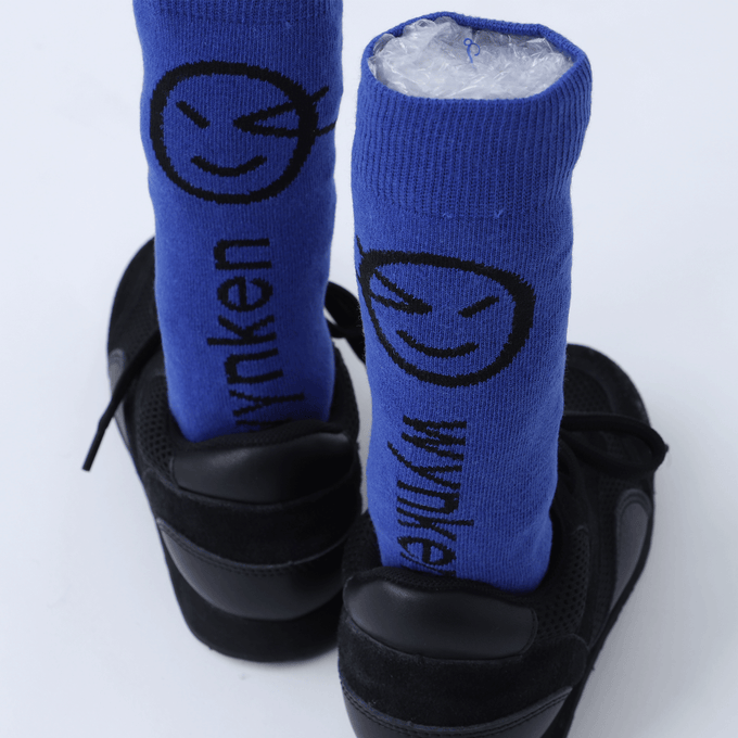 〈残り4Y BLUEのみ〉<br>Wynken ウィンケン<br>WK13A140<br> ロゴソックス