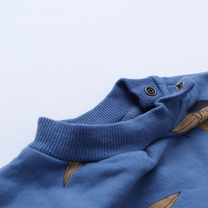 lotie kids<br>W22-76BB-86<br>Baby Sweatshirts ベビー総柄スウェット