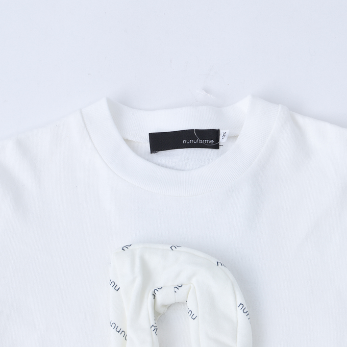 NUNUFORME ヌヌフォルム<br>24-nf19-916-505<br>3D nu ロゴT
