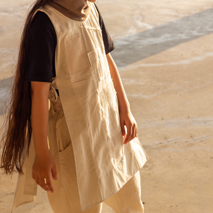 emma de choeur. エマ デ クゥ<br>×PARK別注 ポジャギベスト