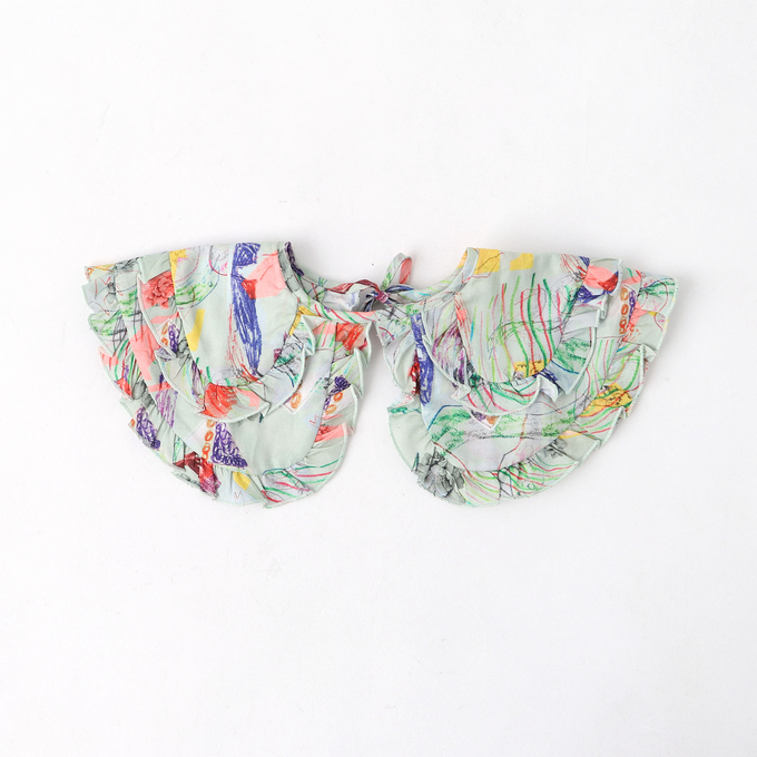 Wolf&Rita ウルフ&リタ<br>WRBSS23SCLM<br>SET CARMINHO + LUISA MENTA ベビーロンパースセット 花柄