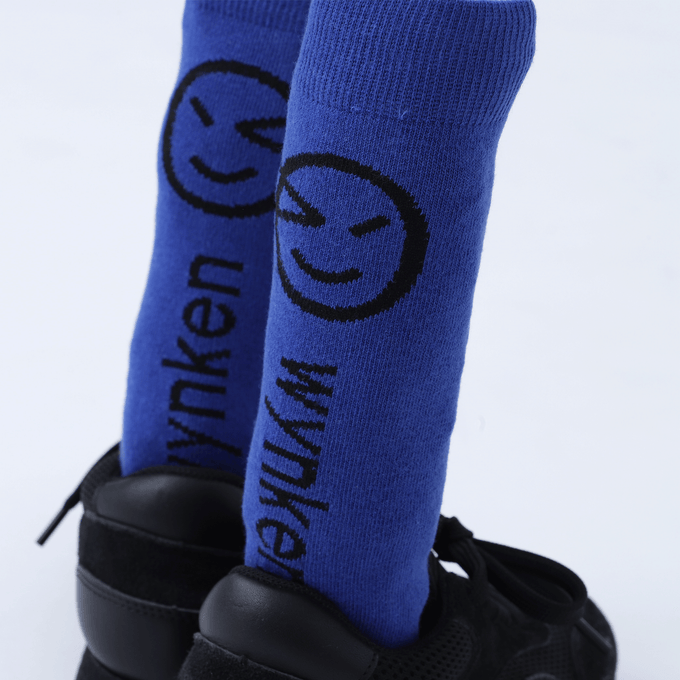 〈残り4Y BLUEのみ〉<br>Wynken ウィンケン<br>WK13A140<br> ロゴソックス