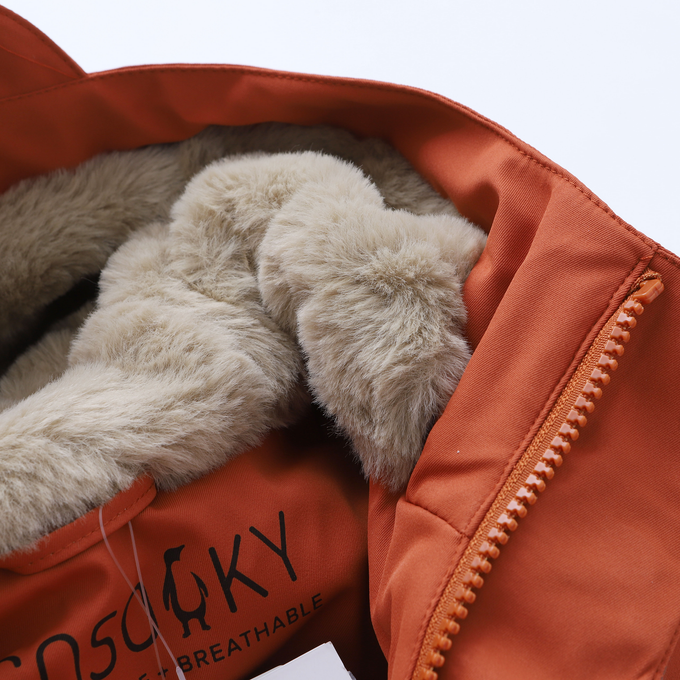 GOSOAKY ゴーソーキー<br>FAUX FUR LINED PARKA <br>カラーブロックコート