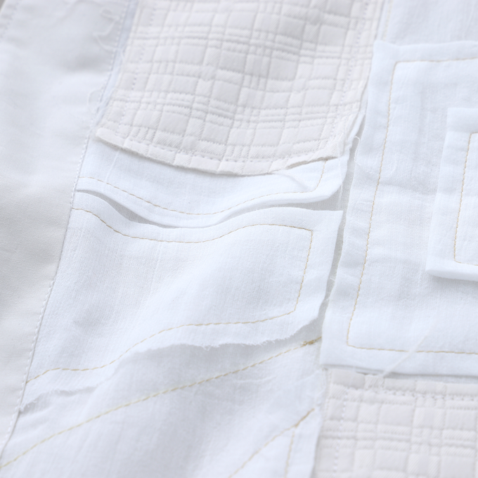 emma de choeur. エマ デ クゥ<br>×PARK別注 ポジャギベスト