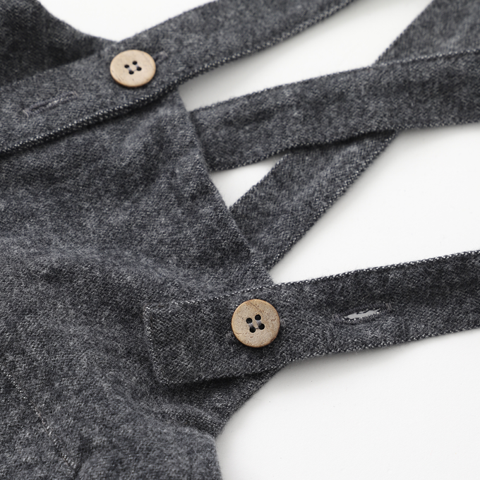 〈残り12Mのみ〉1 + in the family<br>ワンモア イン ザ ファミリー<br> baby overalls ベビーオーバーオール