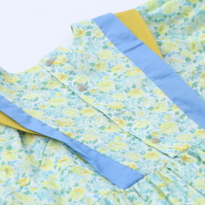 eLfinFolk エルフィンフォルク<br>elf-231J21/J22<br>Retro flower dress