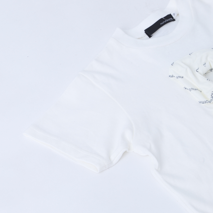 NUNUFORME ヌヌフォルム<br>24-nf19-916-505<br>3D nu ロゴT